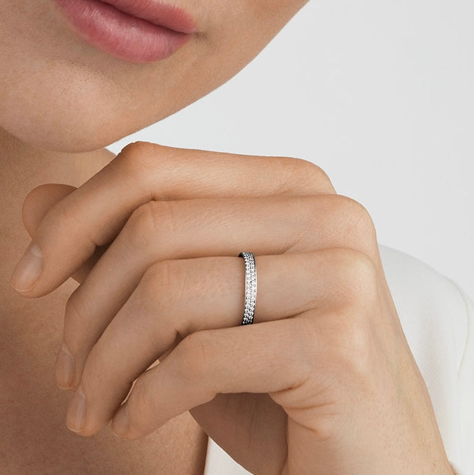 Georg Jensen Magic Ring 18 kt. Hvidguld m. Brillanter