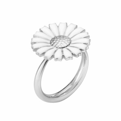 Georg Jensen Daisy Ring Rhodineret Sølv